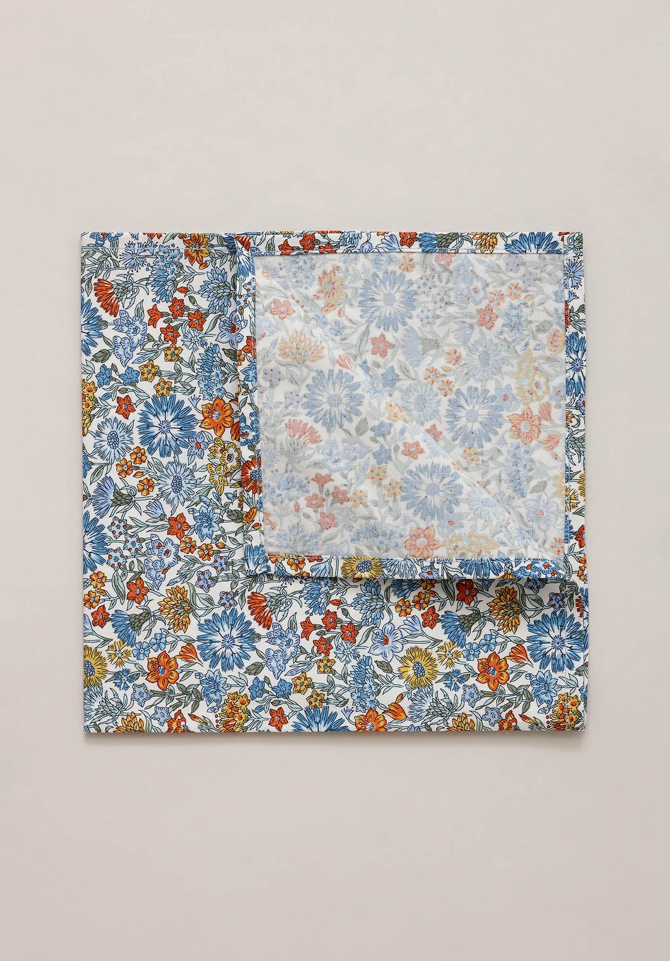LIBERTY MAY FIELDS POCKET SQUARE